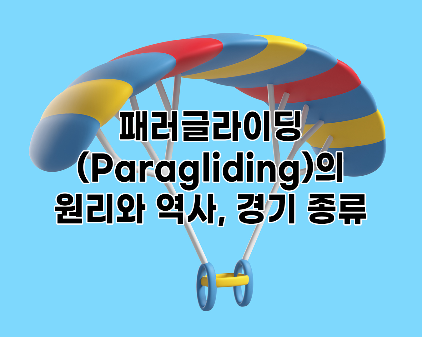 패러글라이딩(Paragliding)의 원리와 역사, 경기 종류에 대하여